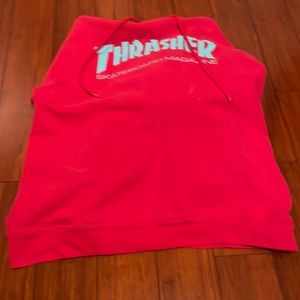 Skate Hoodie Thrasher Red Size Small